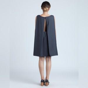 MINT Condition Kaarem tyh.d Boatneck Open Back Dress Size XS Midnight Blue